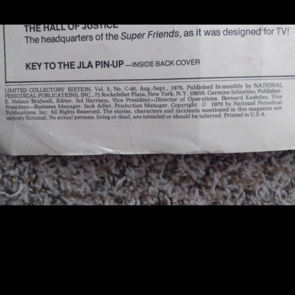 Justice League of America Limited Collectors Edition DC Comic C-46 - Picture 3 of 7